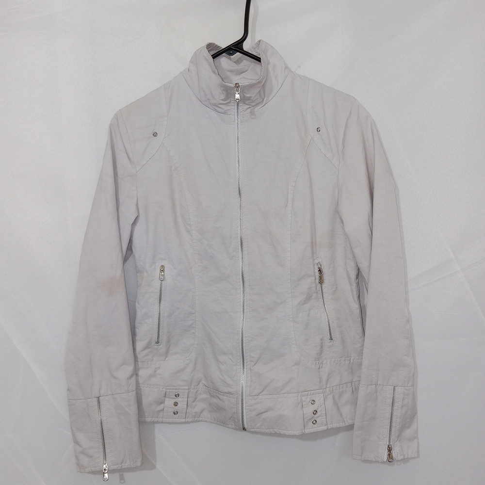 Dolce & Gabbana Jacket M Light Gray 100% Cotton Distressed / Dye Project